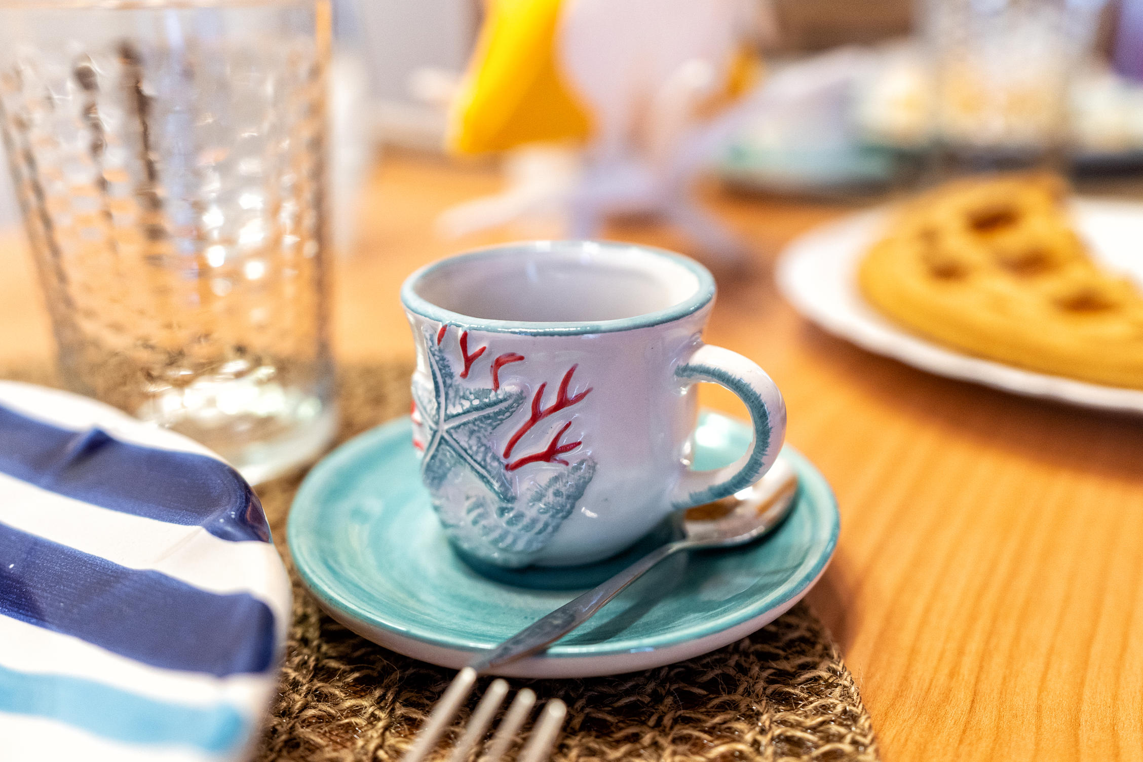 Dettagli degli interni di Casa Chiarito, appartemanto ad Amalfi.